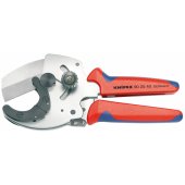 KNIPEX pipe cutter 90 25 40 (red/ blue, for composite and plastic pipes