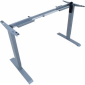 Table leg ERGO with 1 motor, silver grey