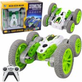 Remote Controlled Stunt Car RC Lights Smoke Drift 360° Green