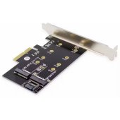 M.2 NGFF / NVMe SSD PCI Express 3.0 (x4) papildoma plokštė