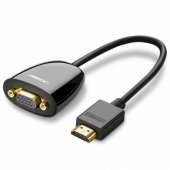 MM105 HDMI į VGA adapteris, be garso, juodas