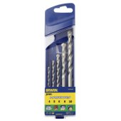 Irwin cilindrinis betono grąžtas 4 5 6 10 8mm rinkinys (10501892)