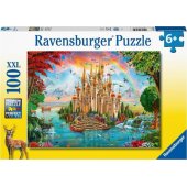 Ravensburger Puzzle XXL 100 Tęczowy zamek