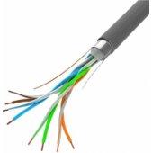 S/ FTP kabelis Cat.5e CU 305 m pilkas