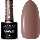 Claresa Claresa Soak Off UV/ LED Brown lakier hybrydowy 304 5g