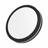 LED Waterproof luminaire 40W, 3CCT, 4800Lm, IP65, Ø 400 x 55 mm Black