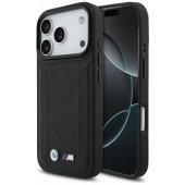 M Quilted Logo MagSafe Case iPhone 17 Pro Black
