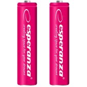 Rechargeable Red AAA / R03 1000mAh 2 pack