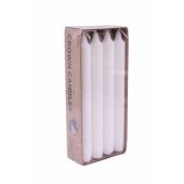 Table Candles White Ø2.2x20cm 8pcs