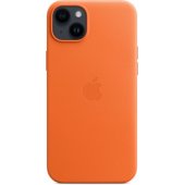 „Leather Case with MagSafe iPhone 14 Plus (MPPF3ZM/ A)“ Oranžinis