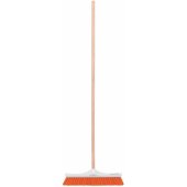 Valymo šepetys 40 cm su medine rankena 120 cm Klintek ®