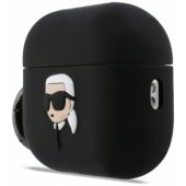 Silicone Karl Head 3D Apple AirPods Pro 3 Black