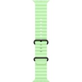 49mm Neon Green Ocean Band - Black Titanium Finish