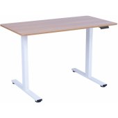 Desk ERGO FIT with 1 motor 120x60xH71,5-116cm oak/ white