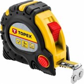 Topex Magnetic coiled steel tape measure 5m x 25mm 27C345