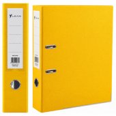A4/ 80mm Document Binder with Lever Mechanism, Yellow