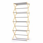 4 Tier Bamboo Clothes Airer