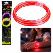 Triple Fluorescent Glow-in-the-Dark Neon Stick Bracelet