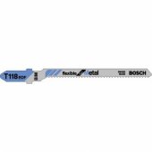 Bosch Brzeszczot do wyrzynarek Flexible for Metal 83mm T 118 EOF 5szt.