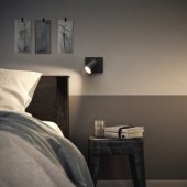 _1629730 LEMPA BĖGIO VIENA PROŽEKTORĖLIS JUODA 1X20W 230V