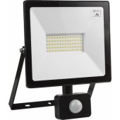 Plonas LED prožektorius su judesio jutikliu, 50 W, 4000 lm, šaltai balta šviesa