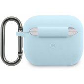 Liquid Silicone Glossy Printing Logo Case Apple AirPods 3 Blue