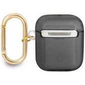 TPU Printed Stripe Case for Airpods 1/ 2 Black