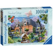 1000 dalių dėlionė Snowdrop Cottage