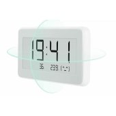 Mijia temperatūros ir drėgmės monitorius-laikrodis