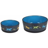 Šėrimo ir girdymo indas Cori, mėlynas, 1250 ml, 18.5x7.5 cm 521574