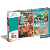 Clementoni CLE puzzle 4in1 Disney Classic 21523