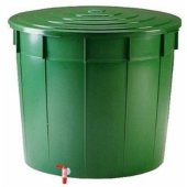 Water barrel 500L Ø100x82cm Green