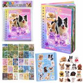 Dog Breeds Sticker Book – 800-Sticker Album (Glossy & Matte)