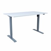 Desk ERGO with 1 motor 160x80cm, greyish white