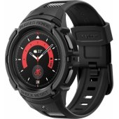 45mm Rugged Armor Pro Case with Strap Galaxy Watch 5 Pro Black