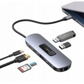 US-SJ644 RJ-45 VGA SD pilkas