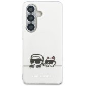 IML Karl and Choupette Peekaboo Logo magnetinis dėklas Galaxy S26, baltas