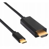 AK-AV-18 USB-C / HDMI 4K 1.8m Black