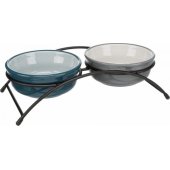 Trixie ceramic bowls on stand dog cat Trixie 0.25 L universal