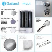 PAULA ((ZS-9688-1 aukštas padėklas) GL-ZQ-161B 80) 80x80x218