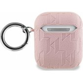 Monogram Karl Head Case Apple AirPods 1/ 2 Pink