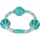 Trixie virvė su kamuoliukais „Denta Fun“, ø 20 cm