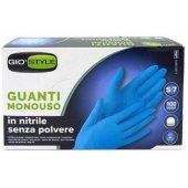 Vienkartinės pirštinės, 100 vnt., S, mėlynos