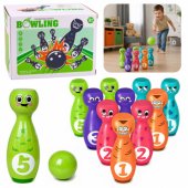 Bowling with Smiley Faces Educational Game for Children Skill Sports 1