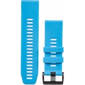 26 mm QuickFit silikoninė apyrankė, žydra