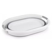 LA034816FPEU7 Collapsible Laundry Basket 28L White/ Gr