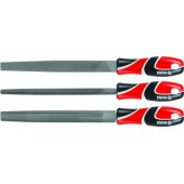Yato pusiau glotnios metalinės dildės 250mm, 3 vnt. (YT-6237)