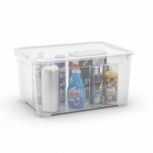 Basket T Box Clear 47L 39x56x29cm