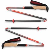 Trekking Poles Pursuit Carbon Z (anthracite/ orange, 1 pair, 120 cm)