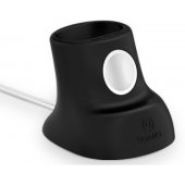2in1 Silicone Charging Stand for Apple Watch and AirPods Black